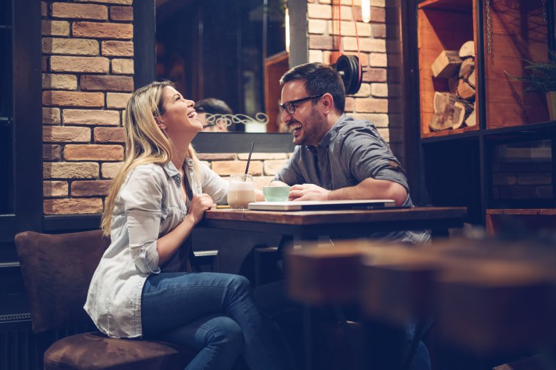 Young couple on a date